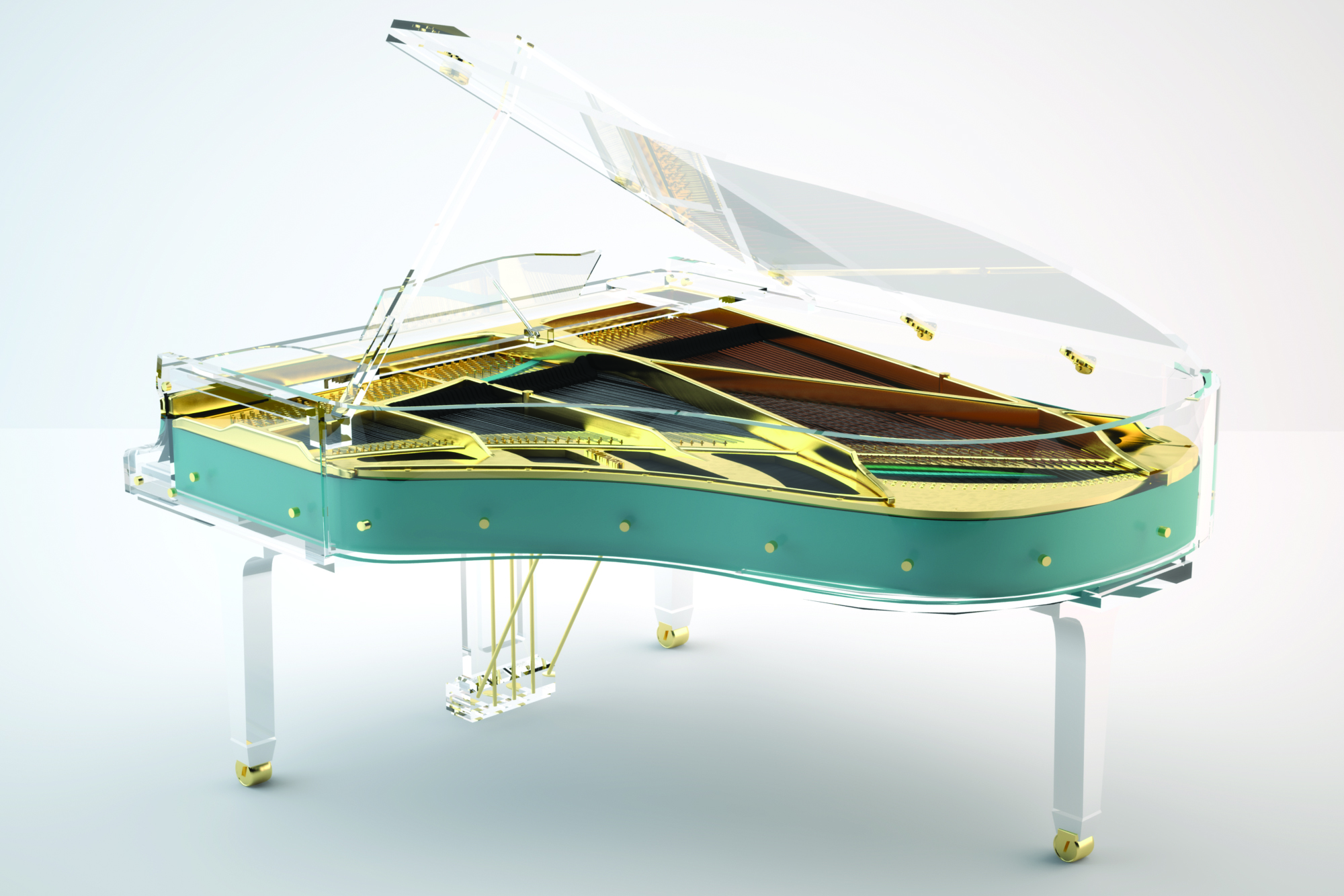 Crystal Elegance Designer Grand Piano